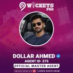 Dollar Ahmed – 9Wickets Pro Agent