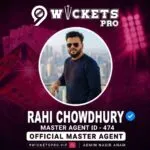 Rahi Chowdhury – 9Wickets Pro Agent