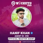 Hanif khan – 9Wickets Pro Agent