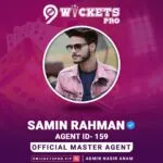 Samin Rahman – 9Wickets Pro Agent