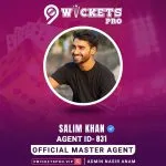 Salim Khan – 9Wickets Pro Agent