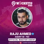 Raju Ahamed – 9Wickets Pro Agent