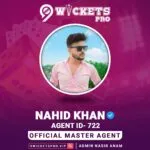 Nahid Khan – 9Wickets Pro Agent
