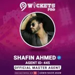 Shafin Ahmed – 9Wickets Pro Agent