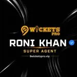Roni khan – 9Wickets Pro Agent