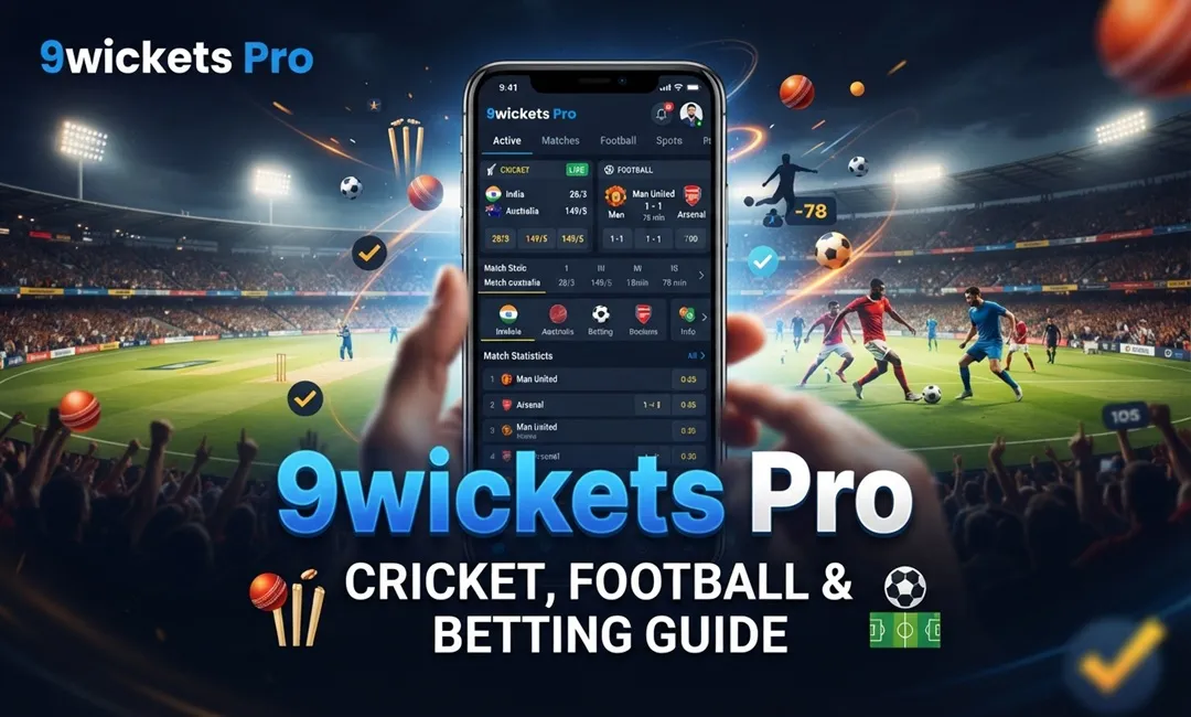 9wickets Pro Cricket, Football & Betting Guide