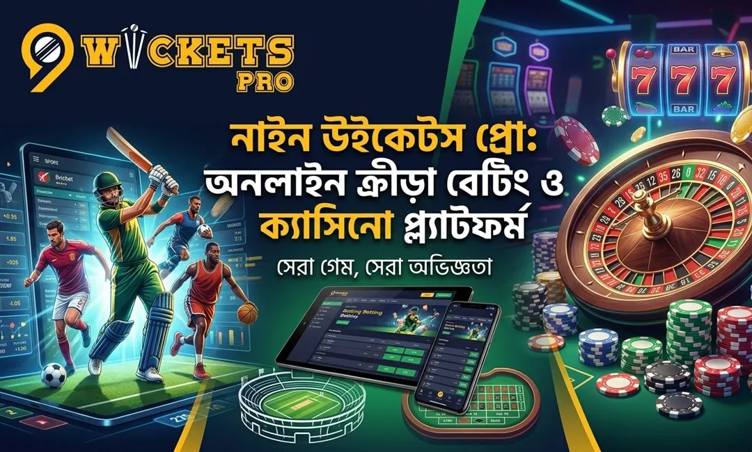 Nine Wickets Pro অনলাইন ক্রীড়া বেটিং ও ক্যাসিনো প্ল্যাটফর্ম
